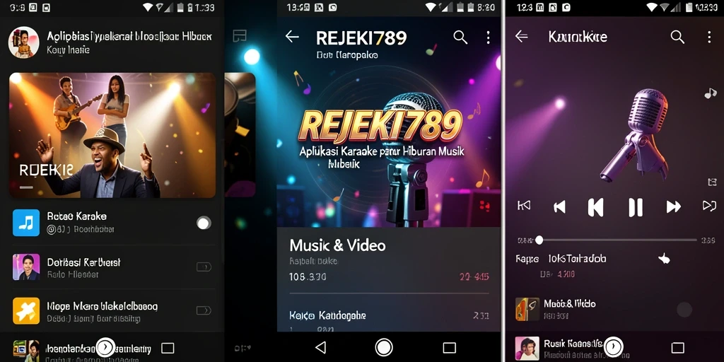Antarmuka aplikasi REJEKI789 yang ramah pengguna dan penuh lagu.